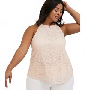 Torrid Lace High Neck Tank
